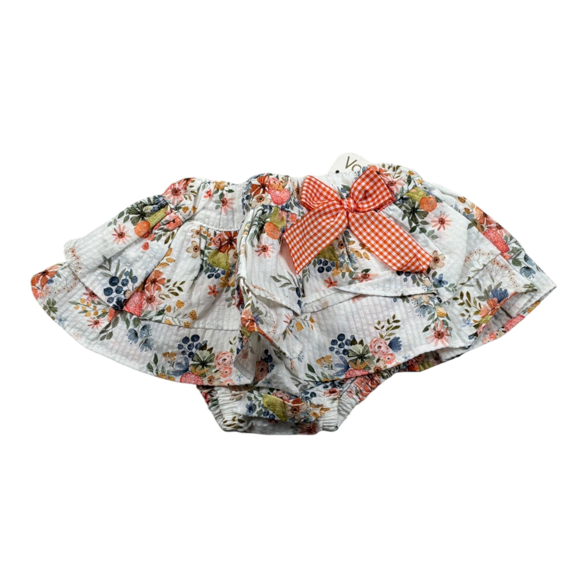 Valentina Bebes Culotte Stampa Fantasia Bianco per Neonata KTM187 BIANCO VALENTINA BEBES 