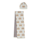 LIU JO set cappello sciarpa tinta unita con orsi Panna per Bambina HF4053J PANNA LIU JO 