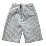 Zhoe &amp; Tobiah Striped Solid Color Adjustable Waist Bermuda Shorts Light Blue For Boys