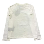 TRUSSARDI shirt girocollo tinta unita con stampa in contrasto Bianco per Bambino TIA24027TS BIANCO TRUSSARDI 