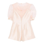 Elisabetta Franchi tuta intera tinta unita con trasparenze per Bambina EFPA286 ROSA ELISABETTA FRANCHI 