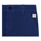 Carre'Ment Beau Bermuda Solid Color With Elastic Waist Blue For Newborn