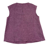 The Owl Solid Color Red Sleeveless Shirt For Girls