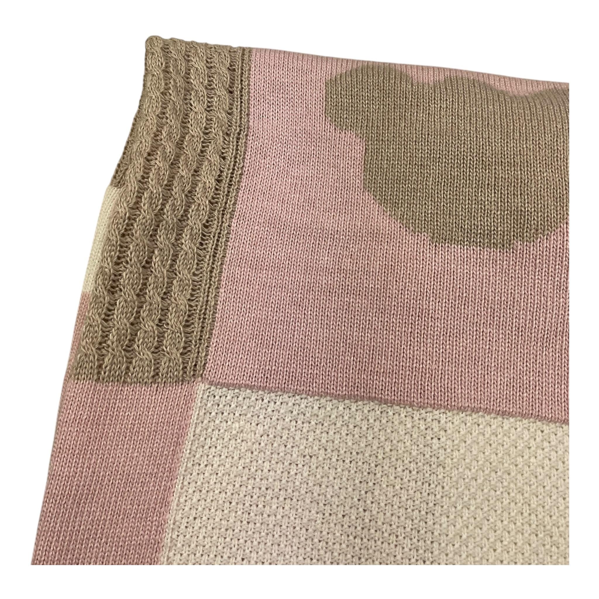 LE BEBE' coperta multicolor con orso Multicolor per Neonata LBG5934 MULTICOLOR LE BEBE' 