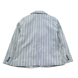 Minibanda Giacca Tinta Unita Fantasia A Righe per Neonato 3B647 BIANCO MINIBANDA 