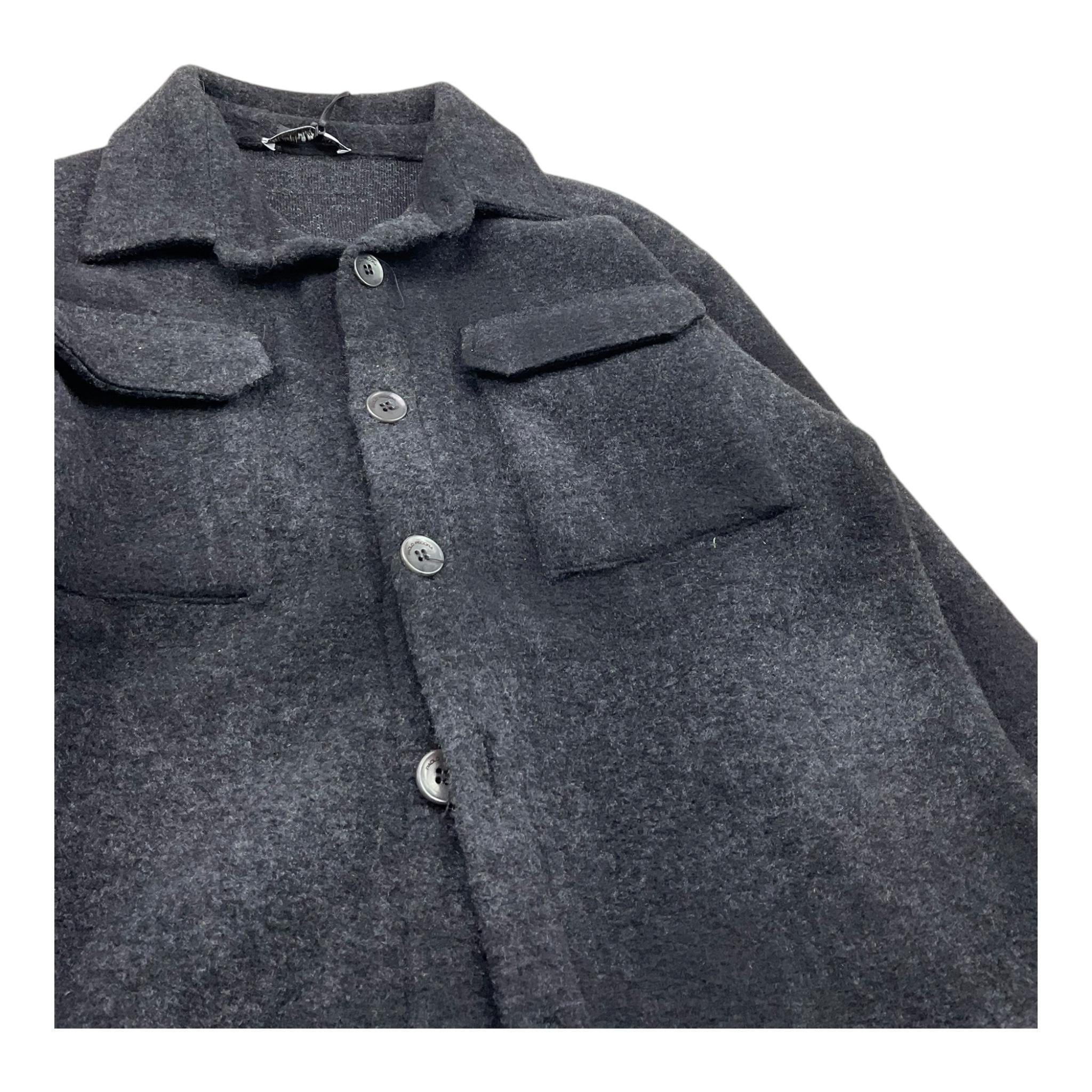 PAOLO PECORA giacca tinta unita modello camicia  Nero per Bambino PP4147 NERO PAOLO PECORA 