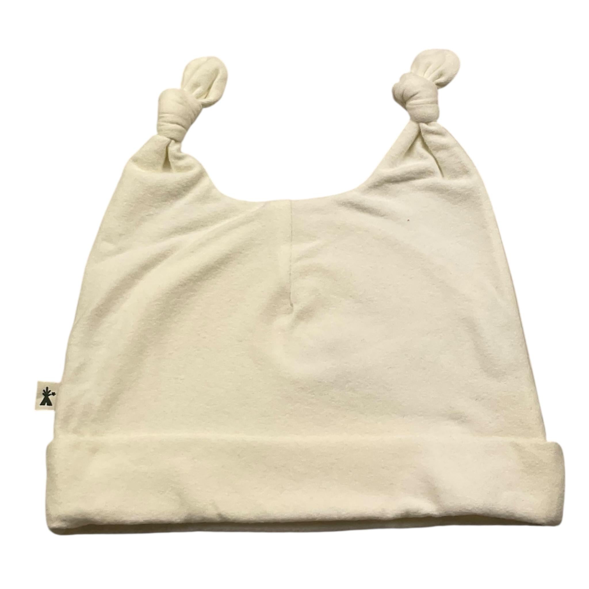 PETIT INDI cappello tinta unita Panna per Neonato AW24A9703 PANNA PETIT INDI 