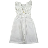 Twinset Tuta Tinta Giromanica Tinta Unita per Bambina 251GJ2405X BIANCO TWINSET 
