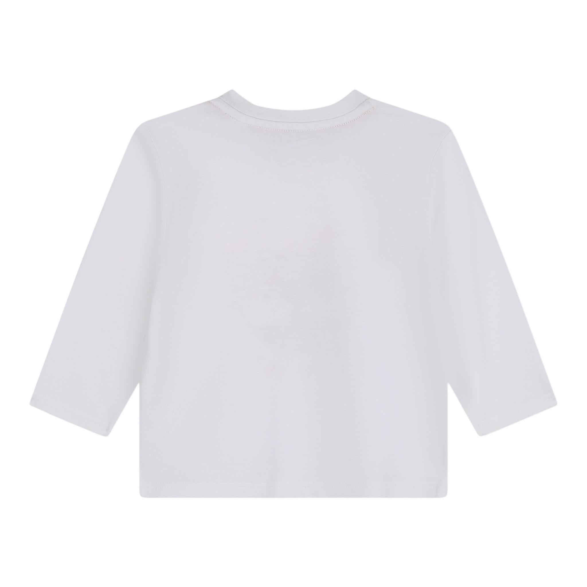 TIMBERLAND shirt girocollo tinta unita con logo Bianco per Bambino T60255J BIANCO TIMBERLAND 
