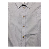 Paolo Pecora Solid Color Shirt With Striped Pattern Long Sleeve Cream For Boys