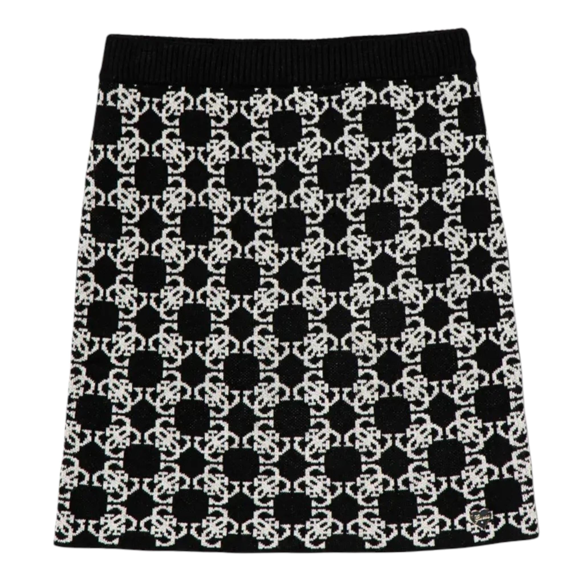 GUESS gonna tinta unita logata Nero per Bambina J4BD02Z3K10 NERO GUESS 