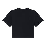 Pinko T-Shirt Girocollo Tinta Unita con Logo per Bambina KFTS001 NERO PINKO 