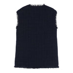 Il Gufo Gilet Tinta Unita con Bottoni per Bambina P25GI054C5052 BLU IL GUFO 