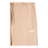 MSGM pantalone tuta tinta unita con elastico  Beige per Bambina F4MSJUFP065 BEIGE MSGM 