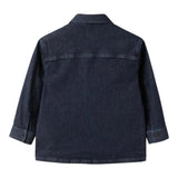 Il Gufo Giacca Tinta Unita In Denim per Bambino P25GR176J0034 BLU IL GUFO 