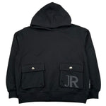 John Richmond Felpa Chiusa con Cappuccio Tinta Unita per Bambino RBP26051FE NERO JOHN RICHMOND 