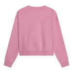 PUMA felpa chiusa girocollo tinta unita cn stampa logo Rosa per Bambina 681763 ROSA PUMA 