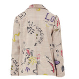 Liu Jo Giacca Tinta Unita con Fantasia per Bambina GA5022 BEIGE LIU JO 