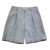 Vicolo Short Bermuda Model Solid Color With Adjustable Waistline Powder Blue For Baby Girl