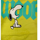 Philosophy Solid Color Crewneck Sweatshirt With Green Snoopie Print For Girls
