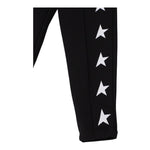 Golden Goose Pantalone Tuta Tinta Unita con Stampa Stelle per Bambina GKP01266 NERO GOLDEN GOOSE 
