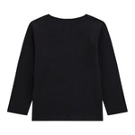 GUESS shirt girocollo tinta unita con stampa in contrasto Nero per Neonato N4BI11I3Z14N NERO GUESS 