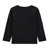 GUESS shirt girocollo tinta unita con stampa in contrasto Nero per Neonato N4BI11I3Z14N NERO GUESS 