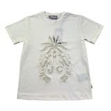 Just Cavalli T-Shirt Girocollo Tinta Unita con Trafori per Bambina JGP26134TS AVORIO JUST CAVALLI 
