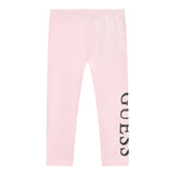 GUESS leggins tinta unita con logo Rosa per Neonata K3YB01K82K0 ROSA GUESS 