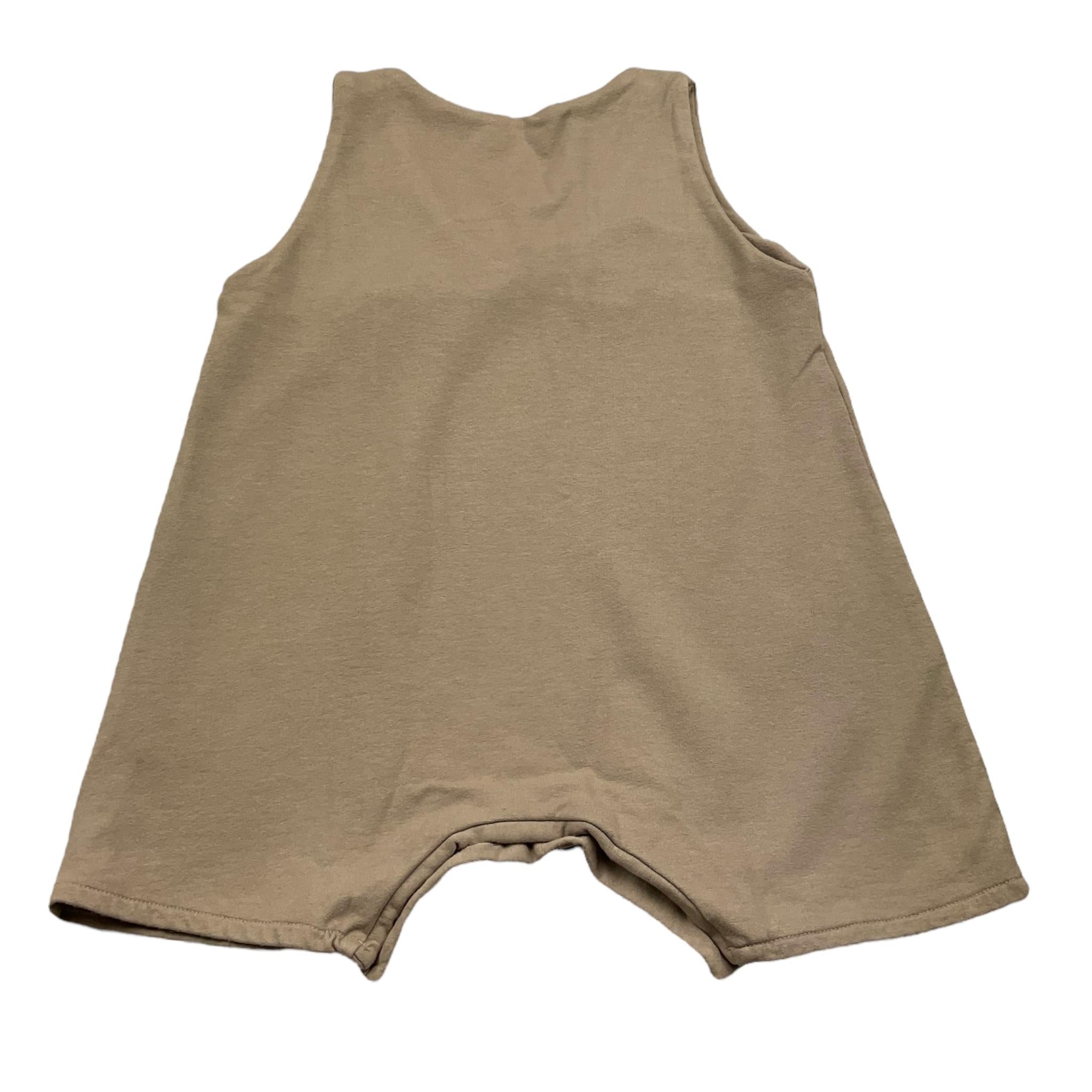 ZERO AMPERE tuta intera tinta unita giromanica Fango per Neonato MADDY FANGO ZERO AMPERE 