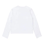 Diesel Shirt Girocollo Tinta Unita con Logo per Bambina J02038 BIANCO DIESEL 