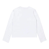 Diesel Shirt Girocollo Tinta Unita con Logo per Bambina J02038 BIANCO DIESEL 