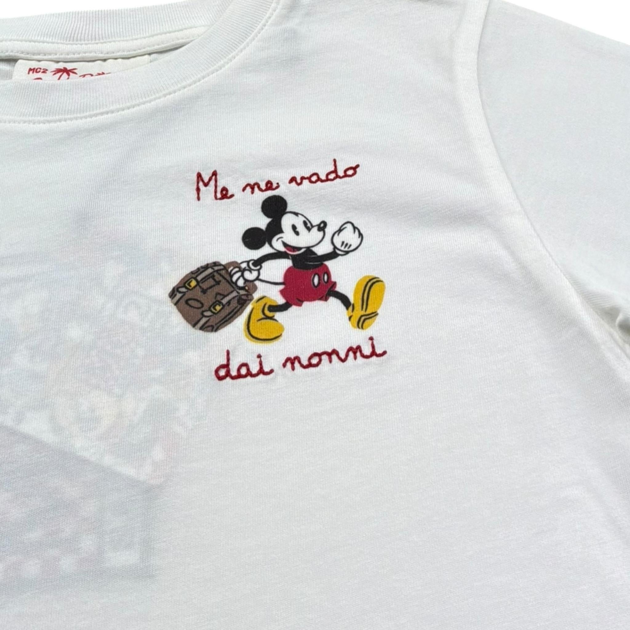 Saint Barth T-Shirt Girocollo Tinta Unita con Stampa per Bambino 00750L BIANCO SAINT BARTH 
