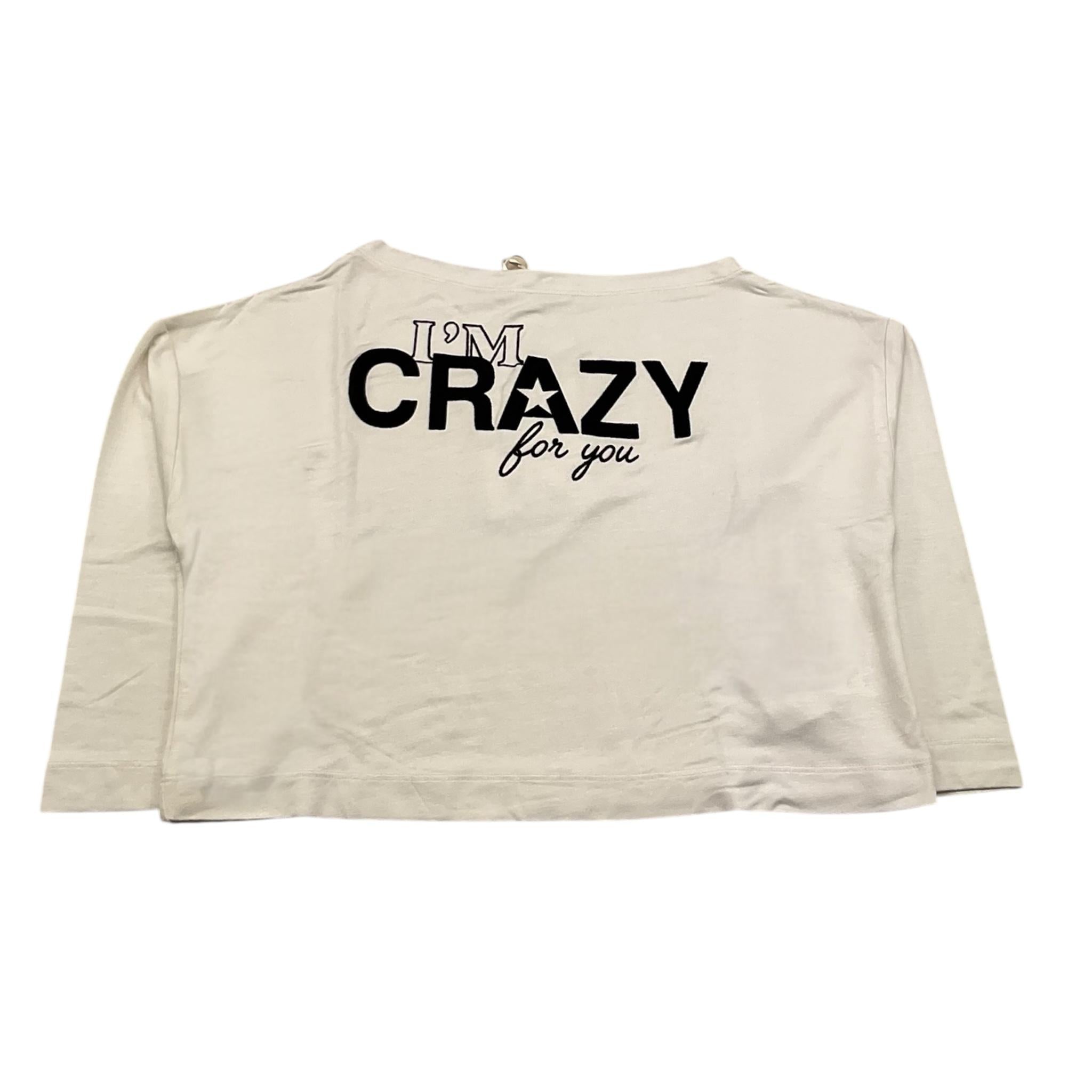 MONNALISA shirt tinta unita modello crop Bianco per Bambina 660605SY BIANCO MONNALISA 