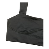 Two Top Black Logo Solid Color Armhole Top for Girls