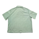 Hinnominate Solid Color Aqua Green Half Sleeve Shirt For Girls