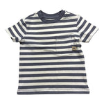 Calvin Klein T-Shirt Girocollo Tinta Unita con Fantasia A Righe per Neonato IN0IN02950 BIANCO CALVIN KLEIN 