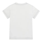 Guess T-Shirt Girocollo Tinta Unita con Stampa per Neonato N5RI15K8HM4N BIANCO GUESS 