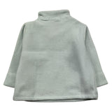 BAMBOOM+BABIES polo manica lunga tinta unita  in spugna Azzurro per Bambino 704J AZZURRO BAMBOOM+BABIES 