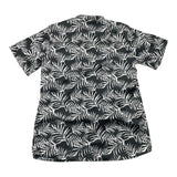 Louis Dieudonne' Black Contrast Pattern Half Sleeve Shirt For Boys