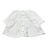 Babyvip Camicia Tinta Unita con Bottoni per Neonata T1353 BIANCO BABYVIP 