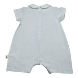 Lalalu' Pagliaccetto Tinta Unita con Stampa per Neonato PAL505PM AZZURRO LALALU' 