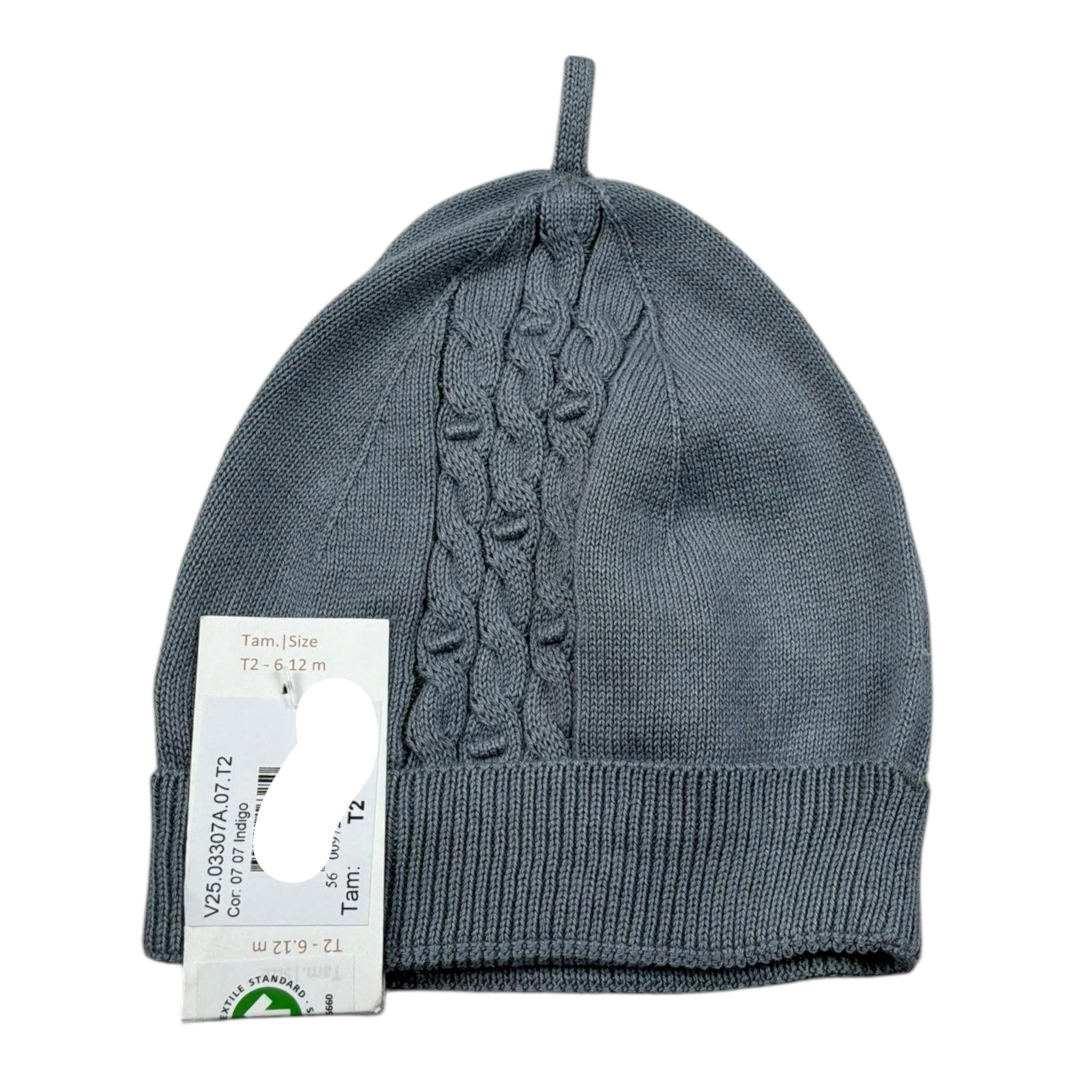 Wedoble Cappello Tinta Unita con Ricami per Neonato V2503307AA PETROLIO WEDOBLE 