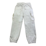 Zhoe &amp; Tobiah Solid Color Pants With Pockets And Elastic Waist White For Boys