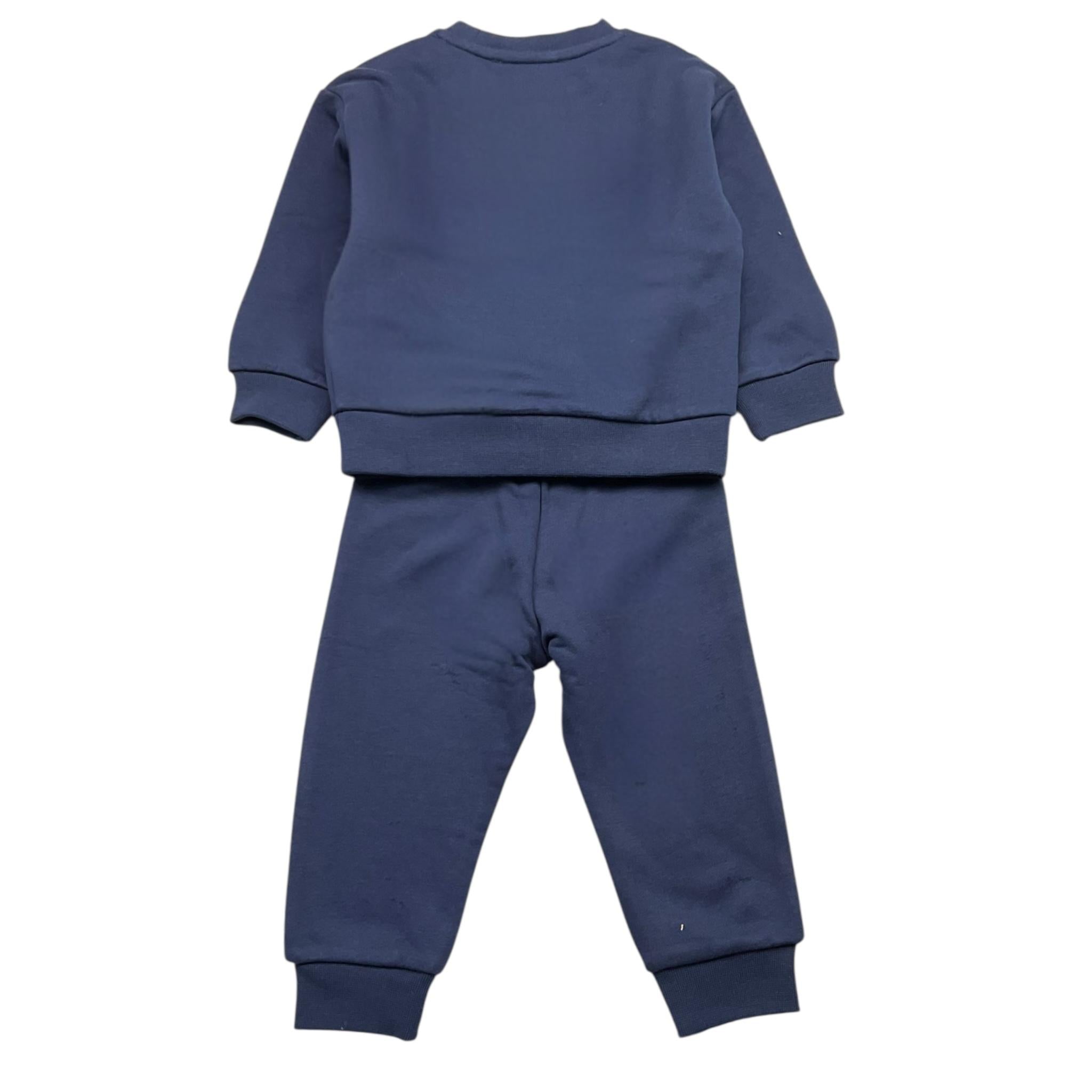 ICEBERG completo 2pz tinta unita felpa-pantalone Blu per Neonato COMICE5300BXXN BLU ICEBERG 