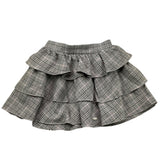 LE BEBE' gonna tinta unita con balze ed elastico in vita Grigio per Neonata LBG6149 GRIGIO LE BEBE' 
