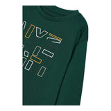 MAYORAL shirt girocollo tinta unita con stampa Verde per Bambino 173X VERDE MAYORAL 
