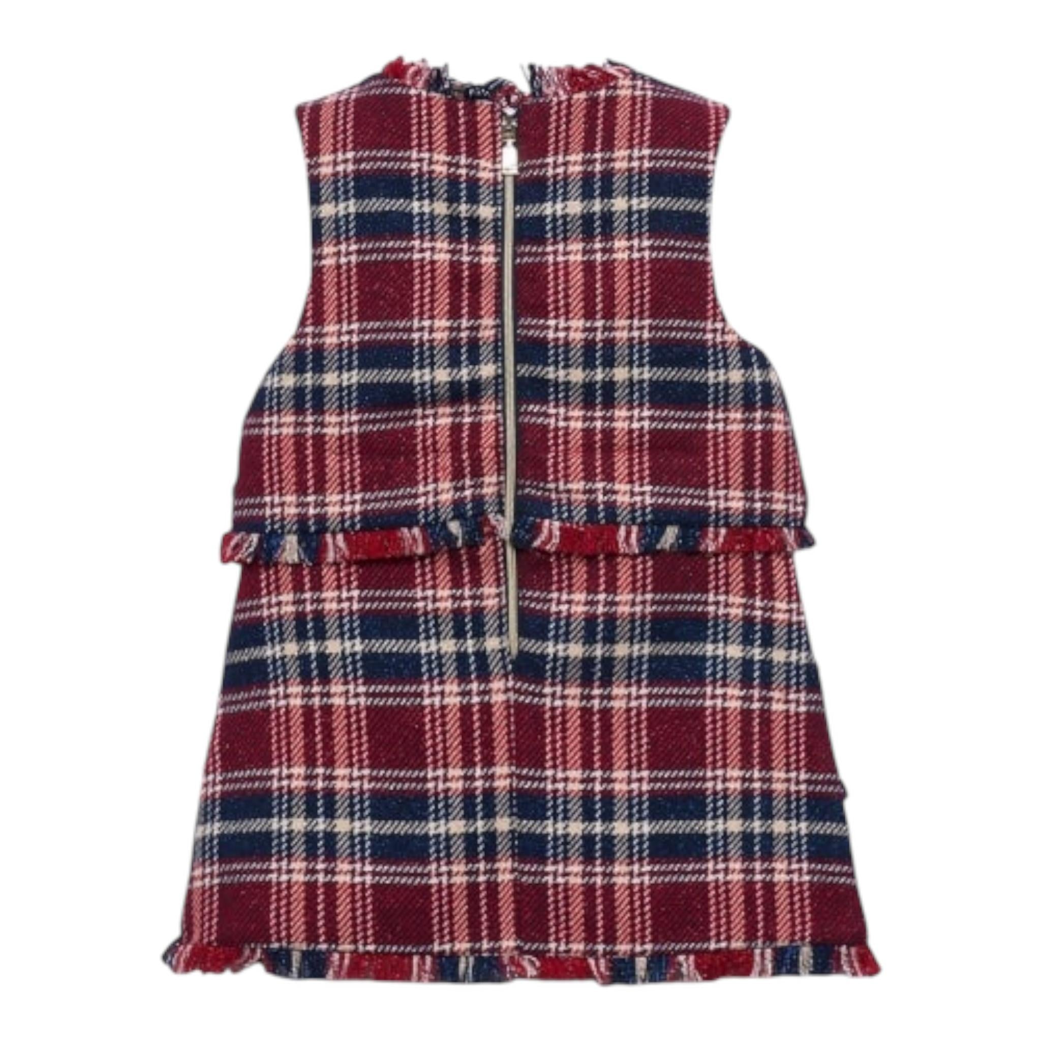 ABEL & LULA abito giromanica stampa fantasia Rosso per Bambina 5542X ROSSO ABEL & LULA 