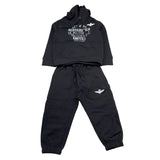 Aeronautica Militare Completo 2 Pezzi Felpa-Pantalone Tinta Unita per Neonato 251TF0005AJ NERO AERONAUTICA MILITARE 