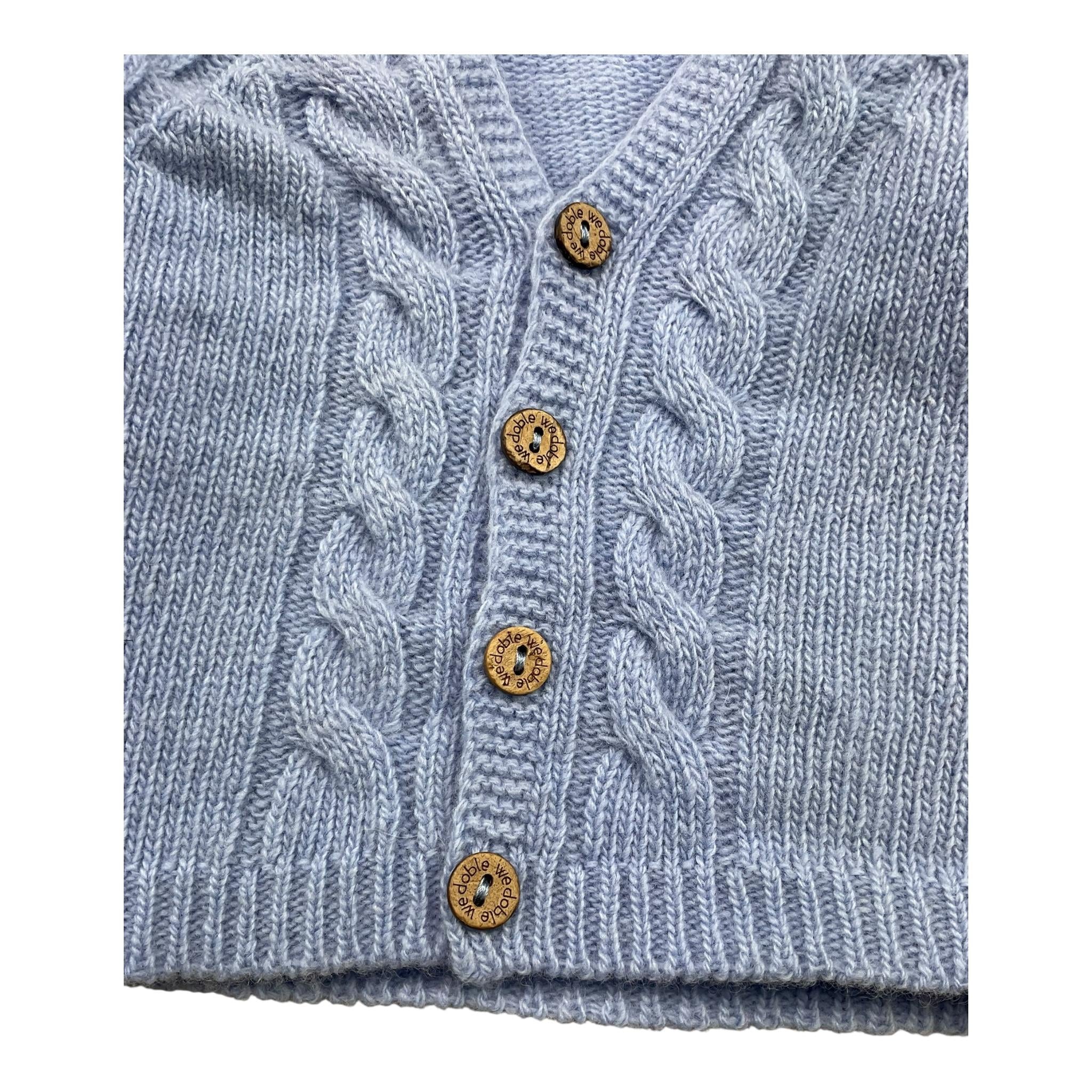 WEDOBLE cardigan tinta unita Azzurro per Neonato I2404308E AZZURRO WEDOBLE 